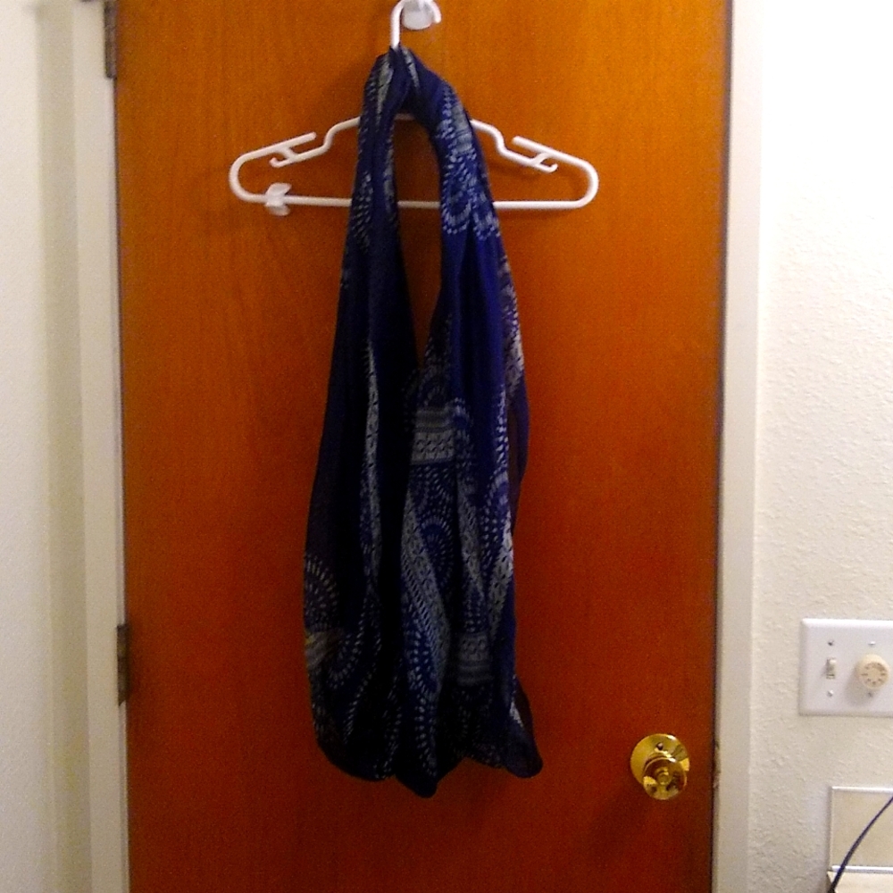 Blue Infinity scarf